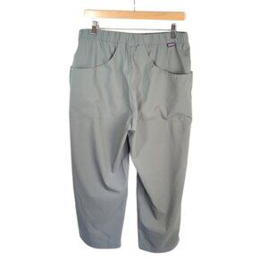Patagonia W's High Spy Cropped Pants 50+ UPF‎ in Light Gray l Size Large